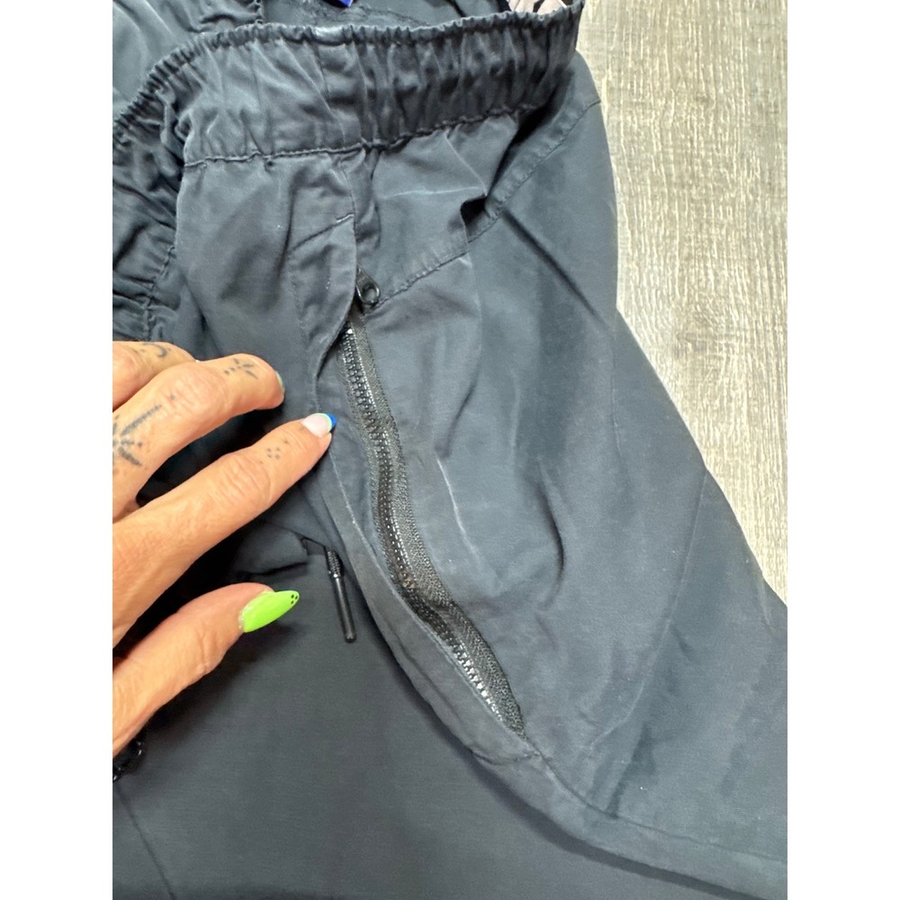 Nike Mens XXL Black Woven Sportswear Track Pants Stretch Zip Pockets - Picture 4 of 6